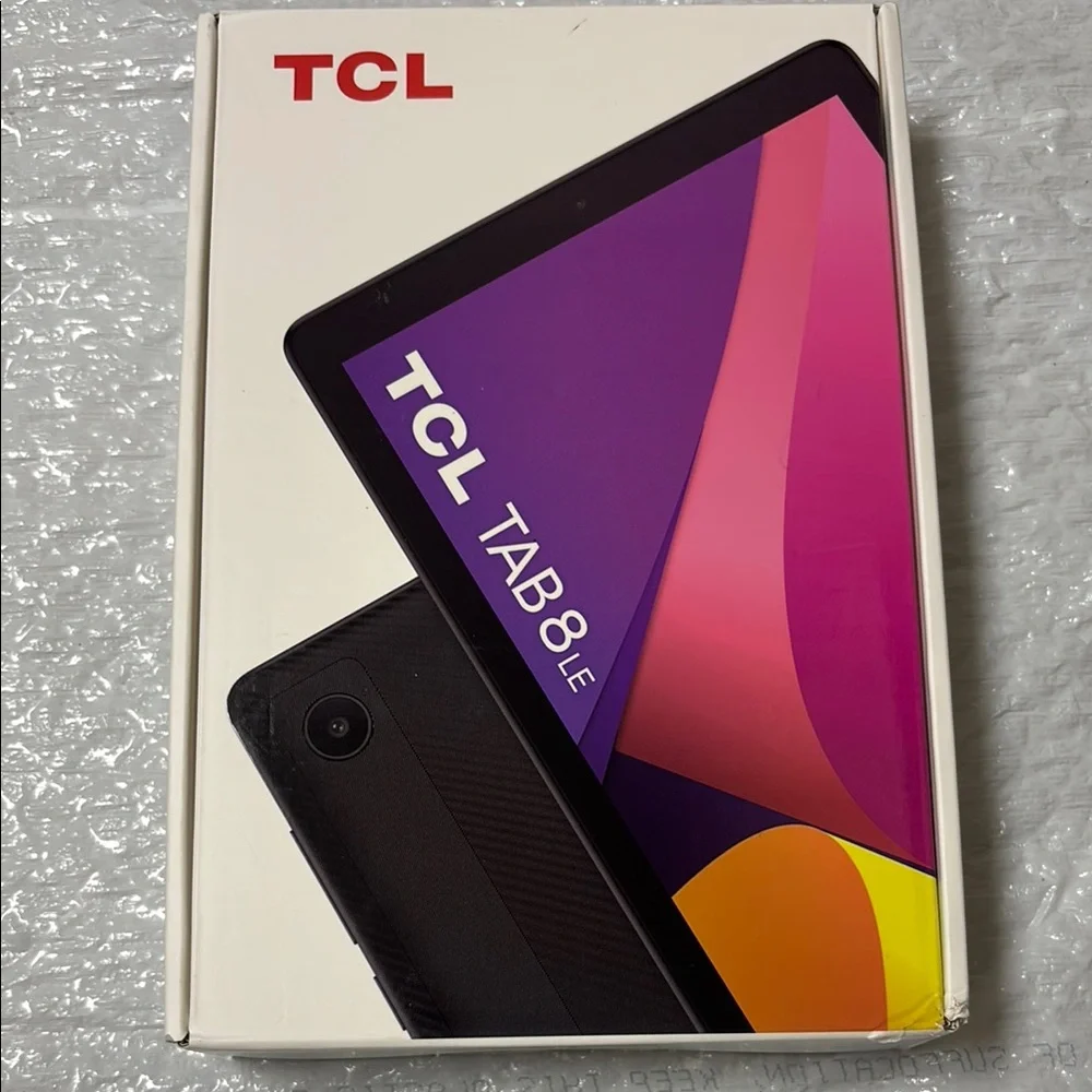 TCL Black Tablet Sleek Design with Vibrant Display